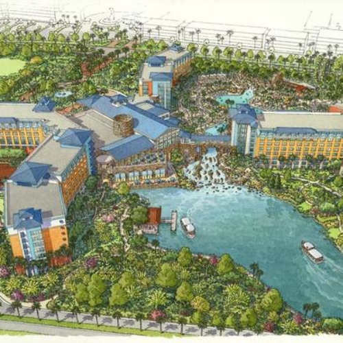 Drawing of Sapphire Falls Resort in Orlando, FL