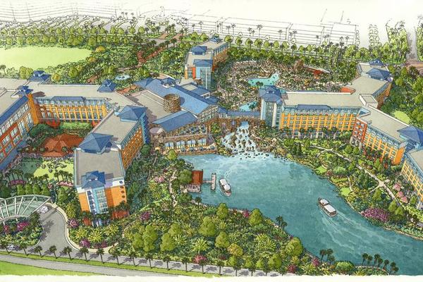 Drawing of Sapphire Falls Resort in Orlando, FL