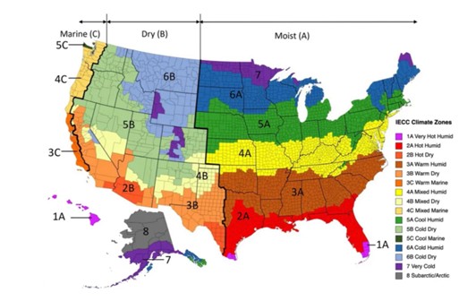 Image is of a map of the U.S.