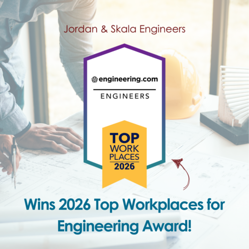 Jordan & Skala Engineers Earned a 2026 Top Workplaces for Engineering Award